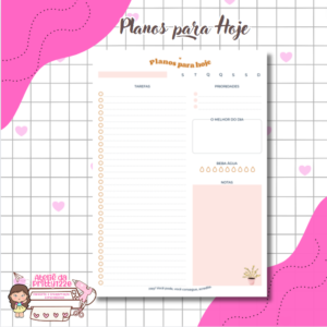 Bloco Planos para Hoje