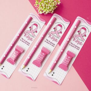 Lápis personalizado com bala