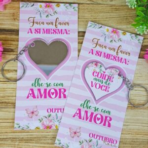 Chaveiro com espelho