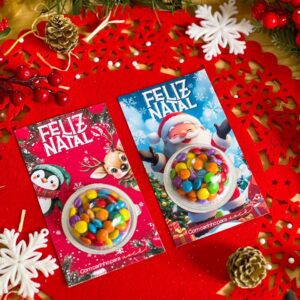 Card + confete natal