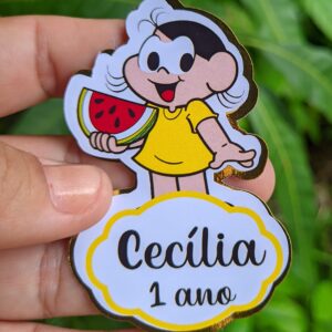 Aplique 3D para Tubete Magali| Turma da Mônica |  Aniversário | Festa Infantil | Lembrancinhas Personalizadas