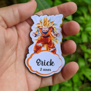 Aplique 3D para Tubete Dragoball |  Aniversário | Festa Infantil | Lembrancinhas Personalizadas