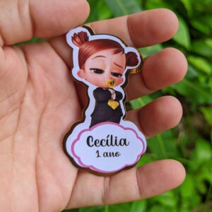 Aplique 3D para Tubete Poderosa Chefinha |  Aniversário | Festa Infantil | Lembrancinhas Personalizadas